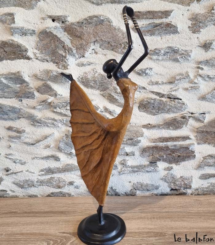 Sculpture en bronze 56 cm 