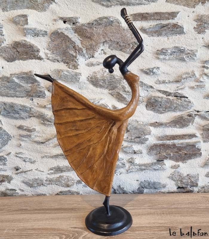 Sculpture en bronze 56 cm 