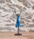 Sculpture en bronze 20 cm Bleu 