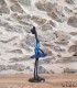 Sculpture en bronze 19 cm Bleu 