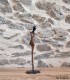 Sculpture en bronze 19 cm Marron 