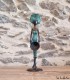 Sculpture en bronze 21 cm Vert d'eau 