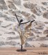 Sculpture en bronze 22 cm Doré 