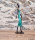 Sculpture en bronze 20 cm Vert