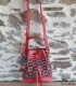 Sac Bourse artisanal en pagne tissé Manjak 