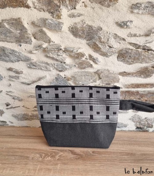 Trousse artisanale en pagne tissé Manjak–Accessoire-éthique - 4