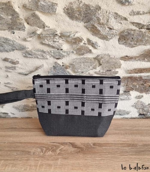 Trousse artisanale en pagne tissé Manjak–Accessoire-éthique - 4