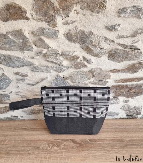 Trousse artisanale en pagne tissé Manjak–Accessoire-éthique - 4