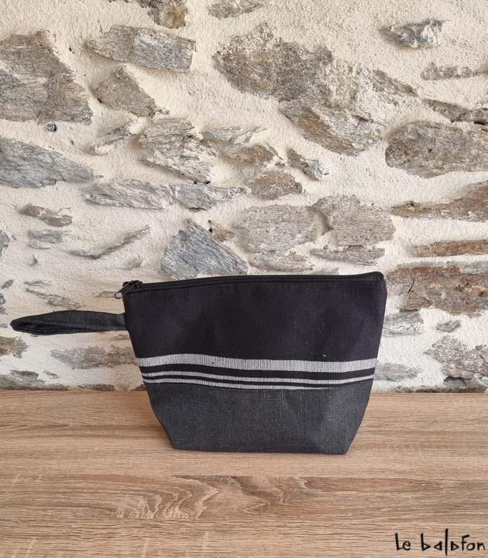 Trousse artisanale en pagne tissé Manjak–Accessoire-éthique