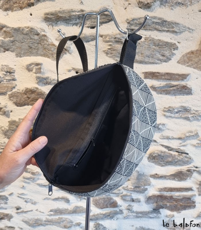 Sac banane artisanal motif léopard - 2