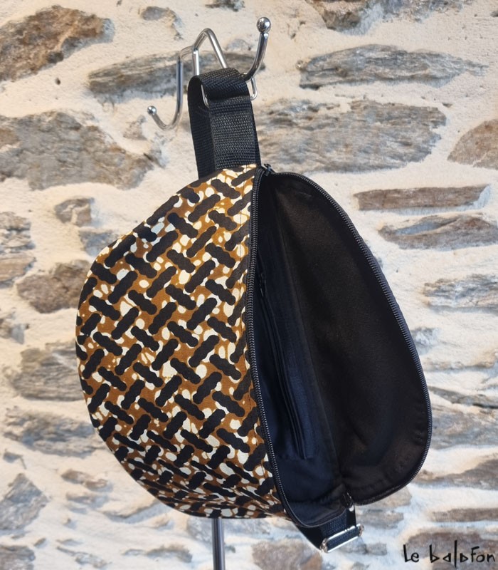 Sac banane artisanal motif léopard - 2