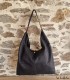 Sac Hobo en pagne tissé Manjak 