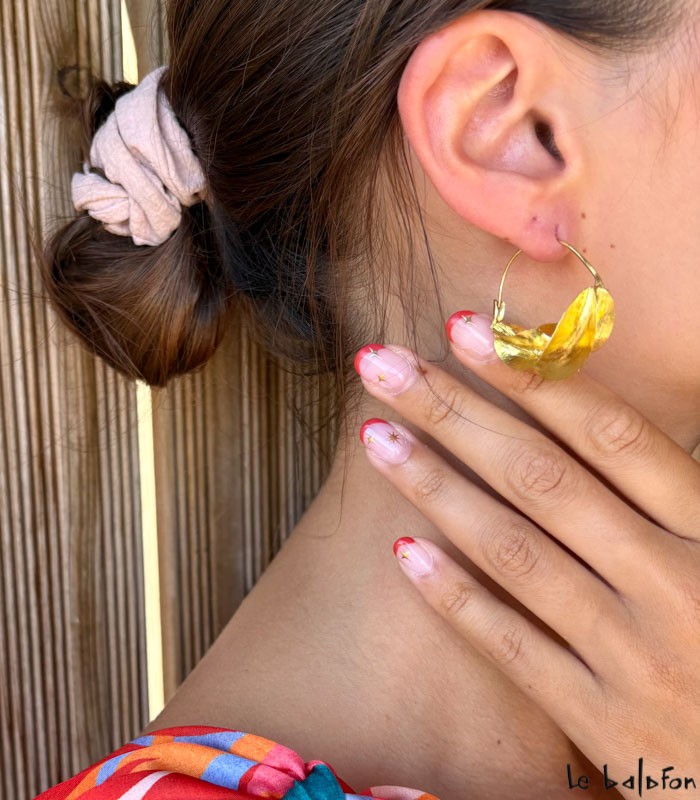 Boucles d'oreilles Peul "créoles"