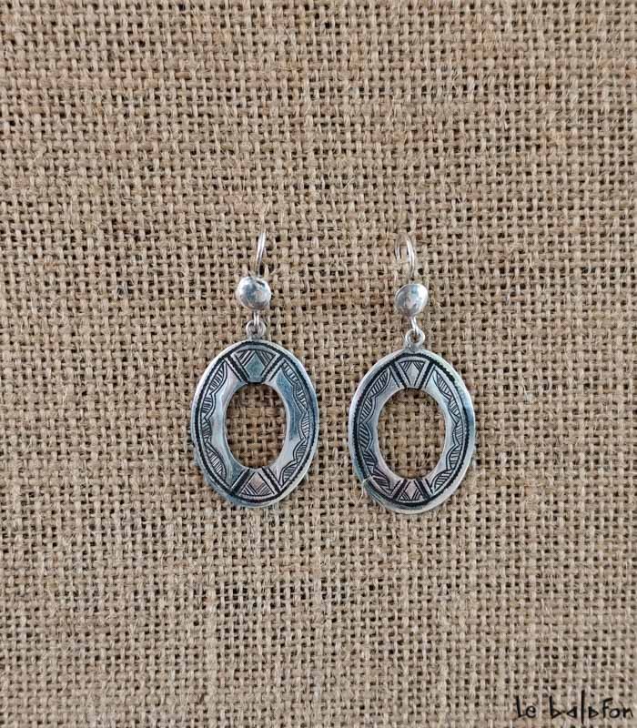 Boucles d’oreilles Touareg en Argent Olumide - 1