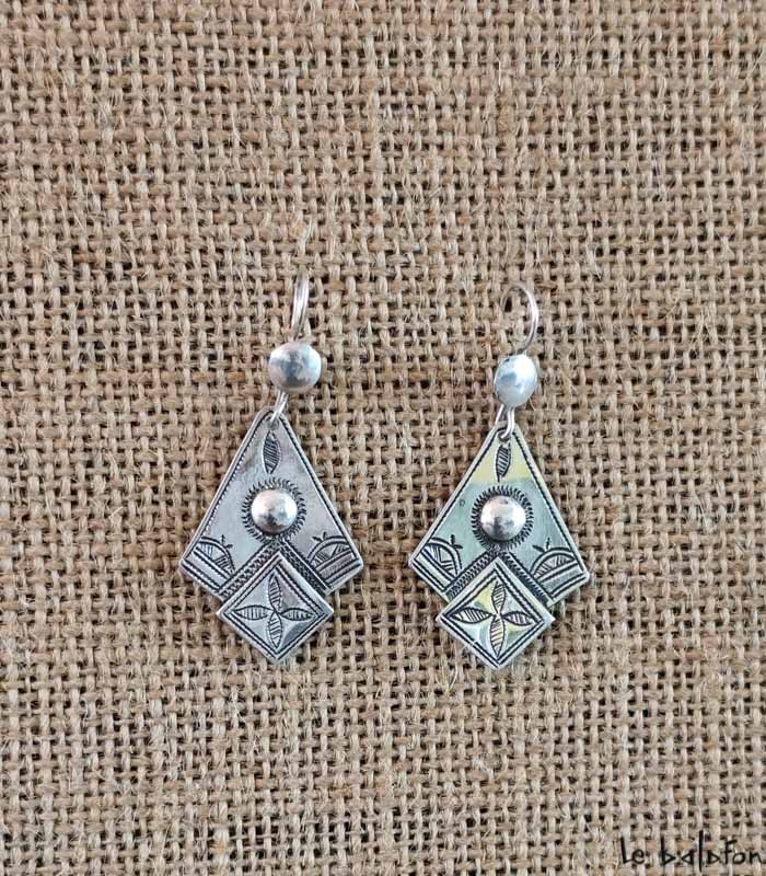 Boucles d’oreilles Touareg en Argent Olamilekan - 1
