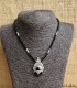 Collier Touareg pendentif noir Dayo - 1