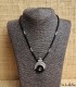 Collier Touareg Argent et onyx - 1