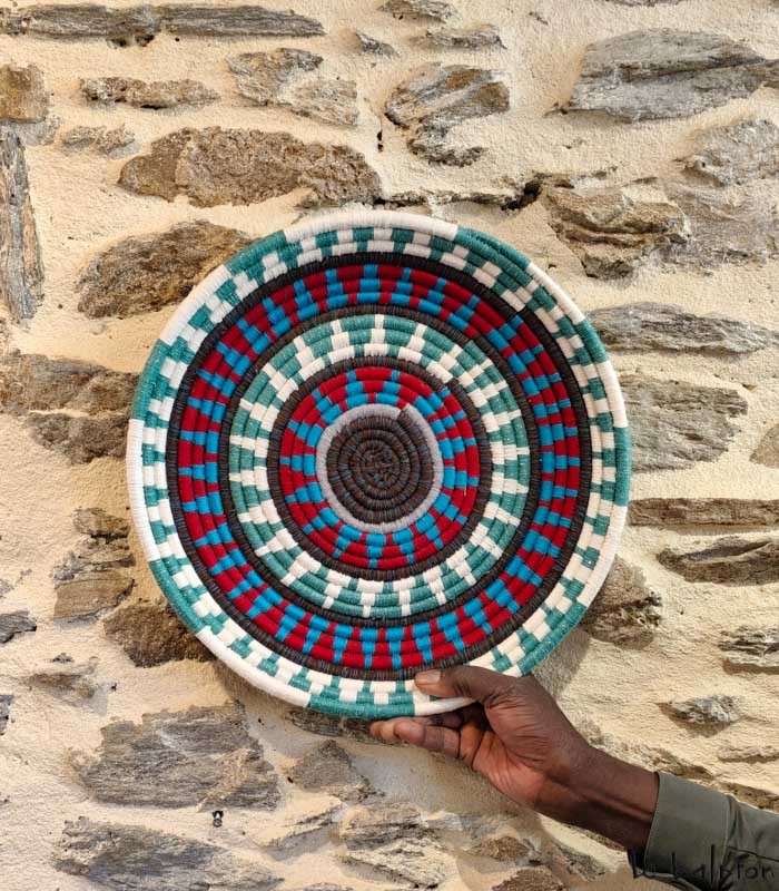 Plateau Berbère coloré pour service et décoration (Dupliqué) - 1