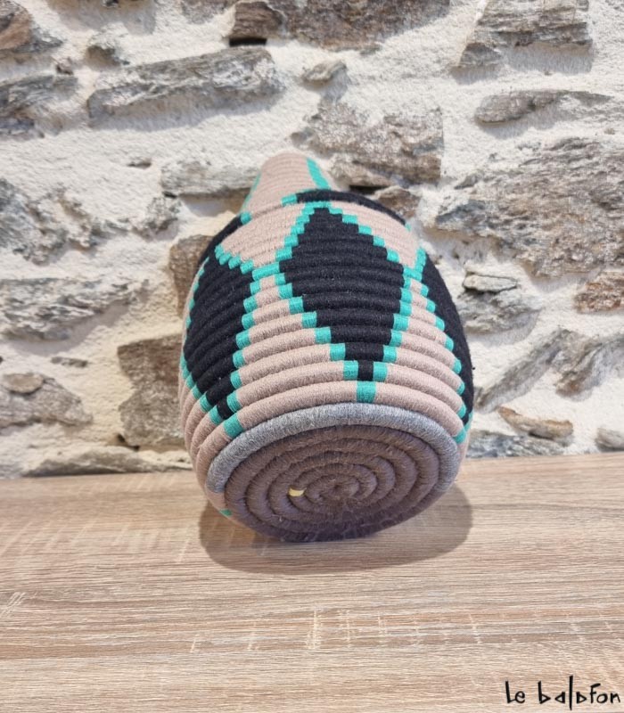 Boîte Berbère marocaine – Pièce Artisanale colorée - 3