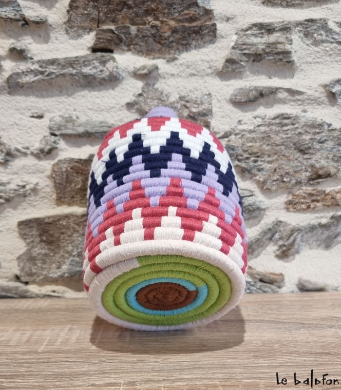 Boîte Berbère en Fibres Naturelles – Fabrication Artisanale (Dupliqué) - 2