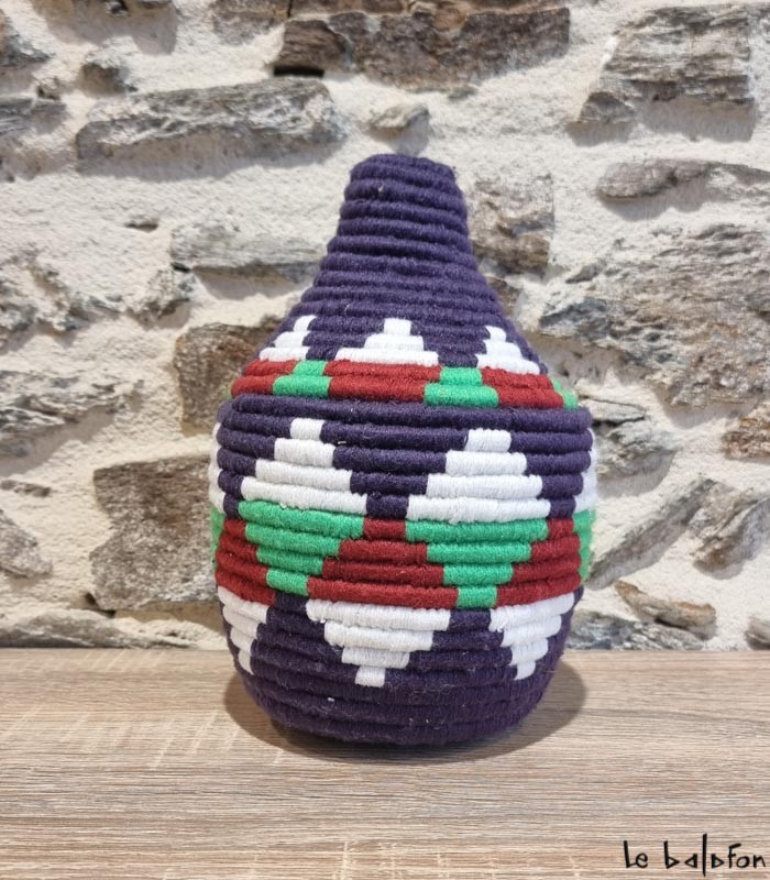 Boîte Berbère Tressée en Technique artisanale Coiling (Dupliqué) - 1