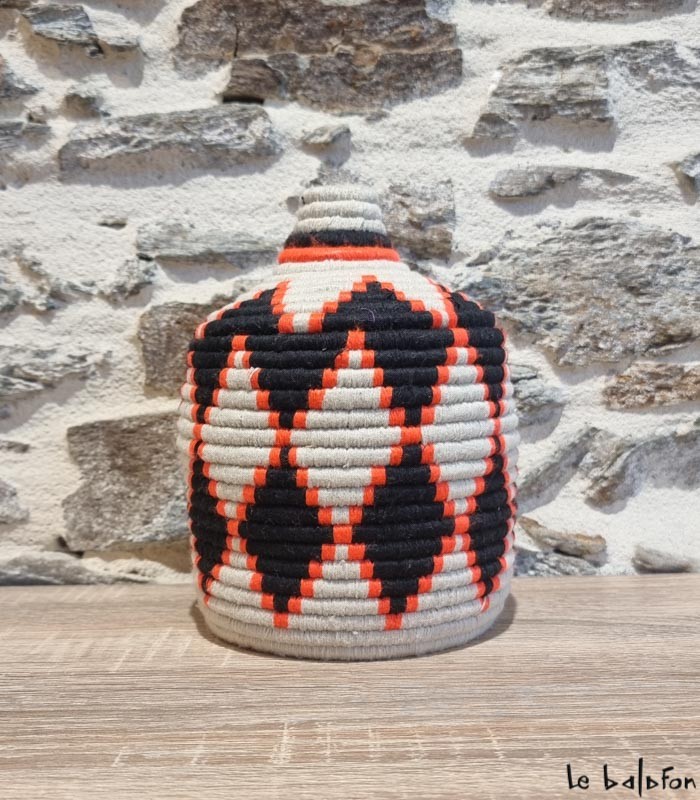 Boîte Berbère Authentique – Fibres Végétales et Laine (Dupliqué) - 1