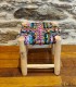Tabouret Boucherouite coloré - 1