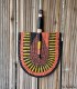 Eventail africain multicolore - 2