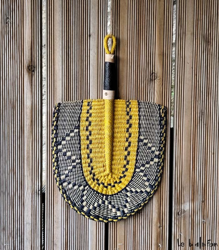 Eventail africain coloré du Ghana - 2