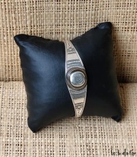 Bracelet Touareg Chibuzo Argent-Ébène