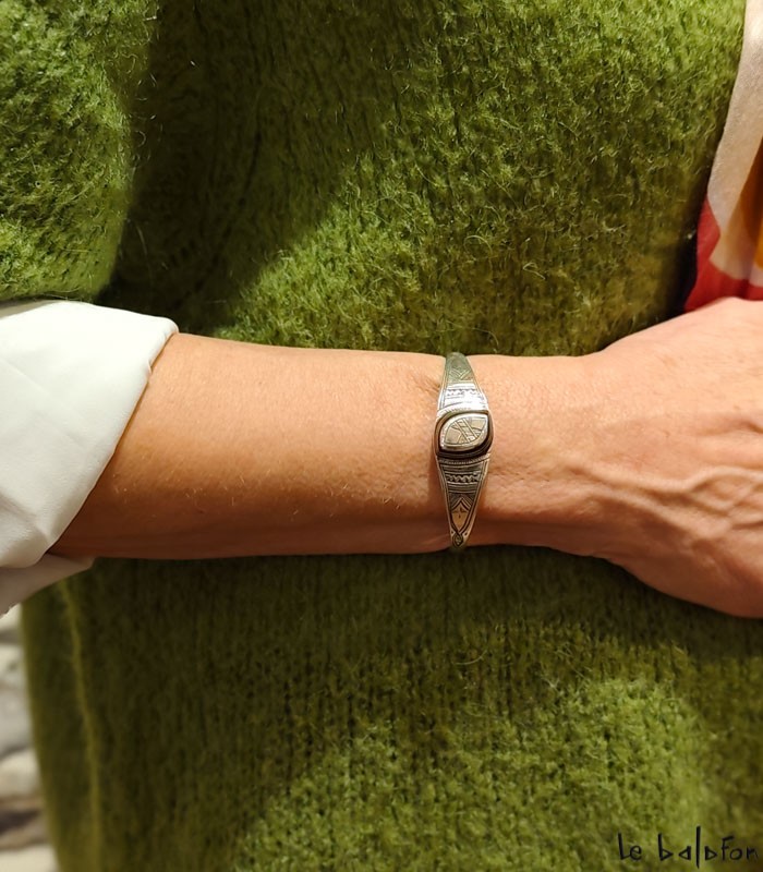 Bracelet Touareg en argent Chibuike - 4