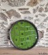 Plateau rond vert clair collection Saya - 2