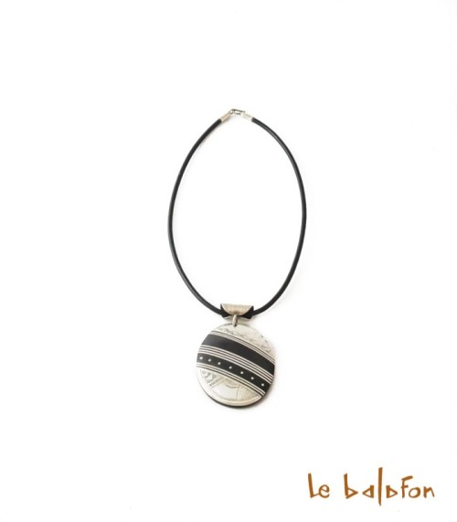 Collier Touareg argent ébène