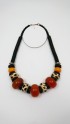 collier ethnique africain artisanal grosses perles