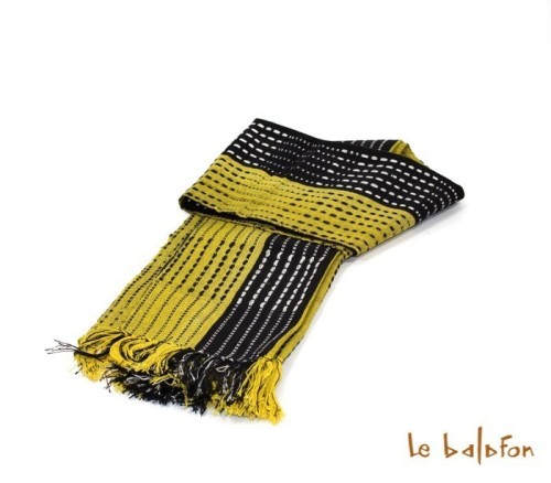 Echarpe en coton tissé Sidonie