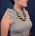 collier ethnique africain artisanal grosses perles