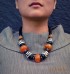 collier ethnique africain artisanal grosses perles