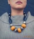 collier ethnique africain artisanal grosses perles