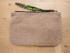 Pochette wax et toile de jute