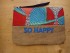 Pochette wax et toile de jute