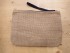 Pochette wax et toile de jute