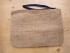 Pochette wax et toile de jute