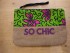 Pochette wax et toile de jute