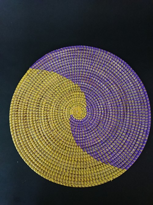 Set de table rond en osier | vannerie sénégalaise