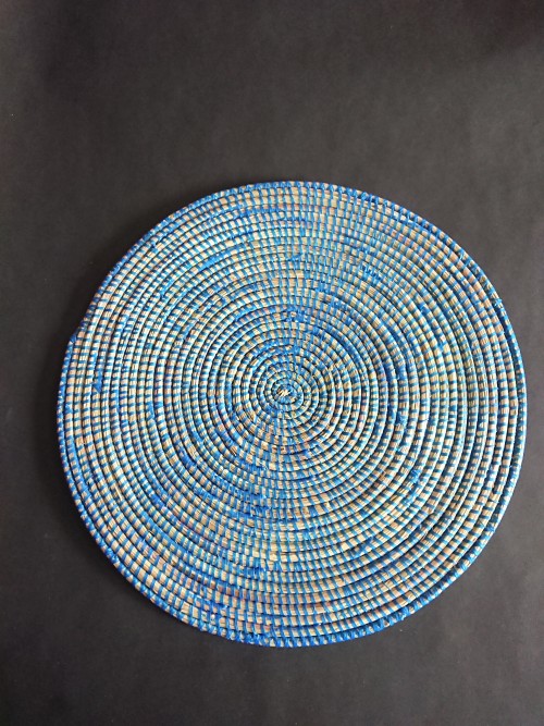 Set de table rond en osier | vannerie sénégalaise