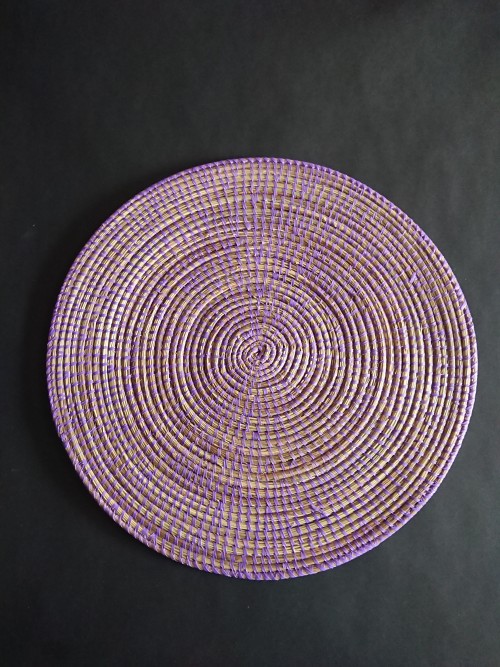 Set de table rond en osier | vannerie sénégalaise