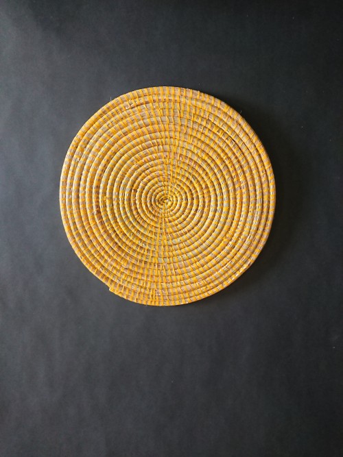 Set de table rond en osier | vannerie sénégalaise