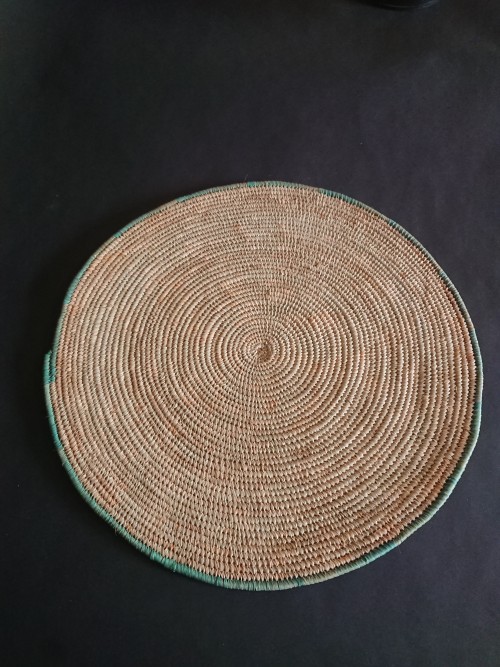 Set de table rond en osier | vannerie du burkina faso