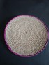 Set de table rond en osier | vannerie du burkina faso
