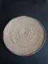 Set de table rond en osier | vannerie du burkina faso